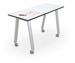 42"H Whiteboard Desk - 60"W x 36"D