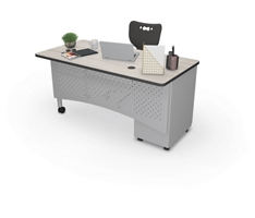 Single Pedestal Desk - 60"W x 30"D
