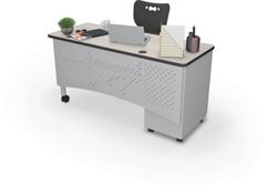 Single Pedestal Desk - 60"Wx24"D