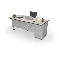 Single Pedestal Desk - 72"Wx30"D