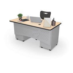 Double Pedestal Desk - 60"Wx30"D