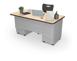 Double Pedestal Desk - 60"Wx30"D