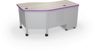 Left-Handed Instructor Desk - 60