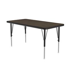 Adjustable Height Rectangular Table 24" x 48"