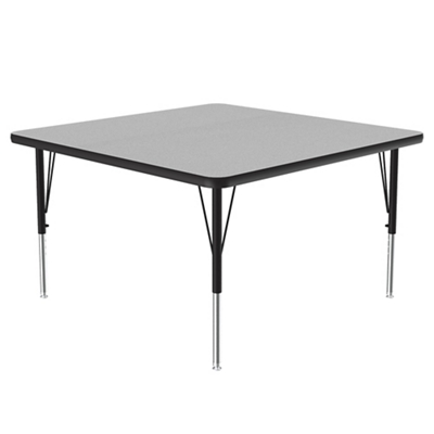 Adjustable Height Square Table 48