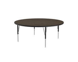 Adjustable Height Round Table 60" Diameter