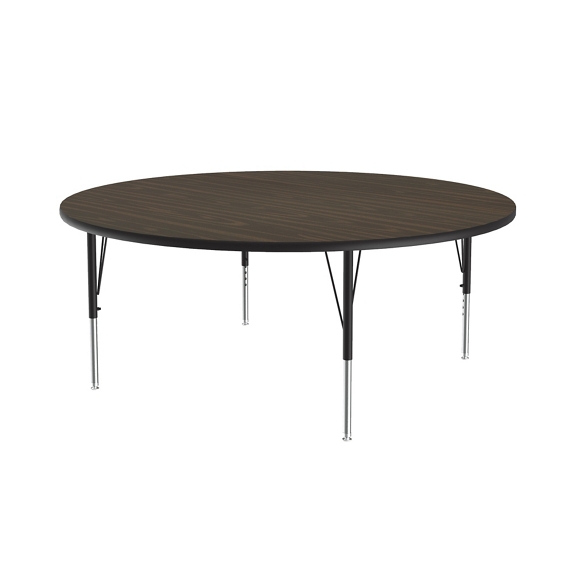 Adjustable Height Round Table 60