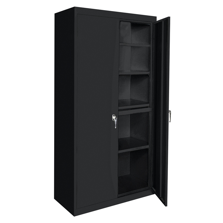 Hetfield Six Shelf Steel Storage Cabinet with Locking Doors - 36W