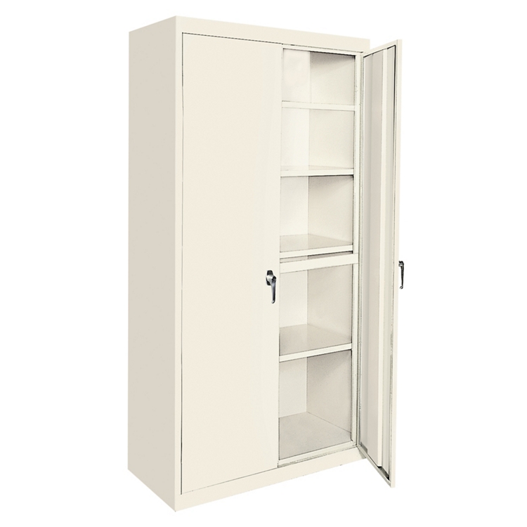 Hetfield Six Shelf Steel Storage Cabinet with Locking Doors - 36W