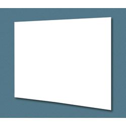Clearvision Magnetic White Glass Marker Board 48"Wx48"H
