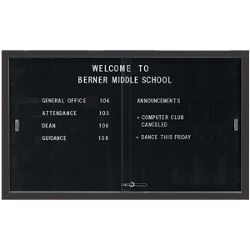 Enclosed Changeable Letter Board 36x60