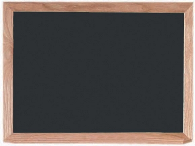 Composition Chalkboard with Aluminum Frame 24"x18"