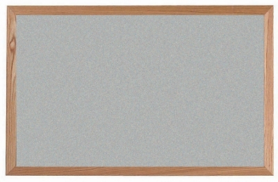 VIC Colored Cork Board - Oak - 24"x36"