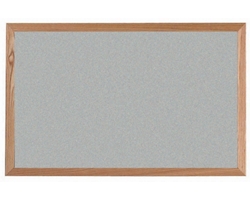 VIC Colored Cork Board - Oak - 24"x36"