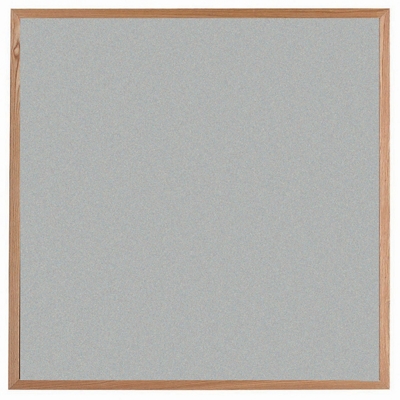 VIC Colored Cork Board - Oak - 48"x48"