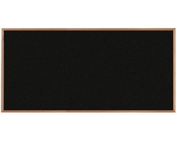 VIC Colored Cork Board - Oak - 48"x96"