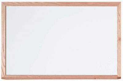 Multipurpose Porcelain Board, Oak Frame - 24"x36"