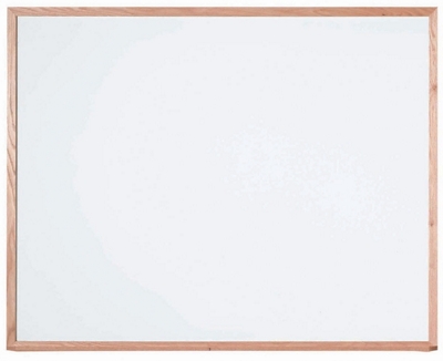 Multipurpose Porcelain Board, Oak Frame - 48"x60"