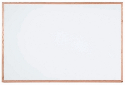 Multipurpose Porcelain Board, Oak Frame - 48"x72"