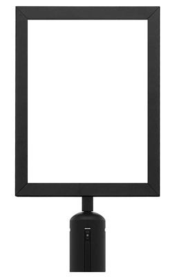 Form-A-Line™ Sign Frame, Black - Vertical