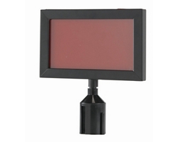 Form-A-Line Sign Frame, Black - Horizontal