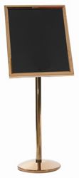 Broadcasters Brass Standing Sign Holder - 20"W x 24"D