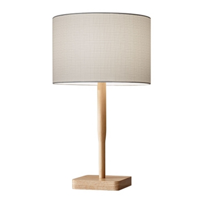 Wood Base Table Lamp