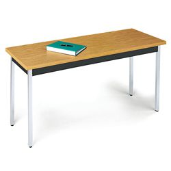 Office Table with Fixed Legs - 18"W x 72"D