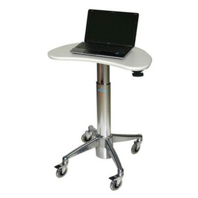 Kidney Shaped Adjustable Height Laptop Cart By Altus Nbf Com