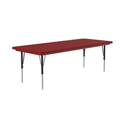 Blow Molded Plastic Adjustable Activity Table 24" wide x 48" long