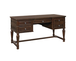 Westly Half Pedestal Writing Desk - 60"W