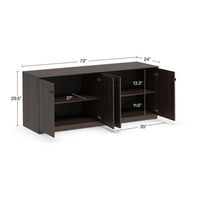 Allure Low Wall Storage Cabinet - 72
