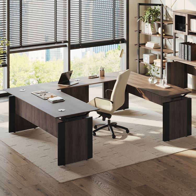 Allure Reversible U-Shaped Desk - 72