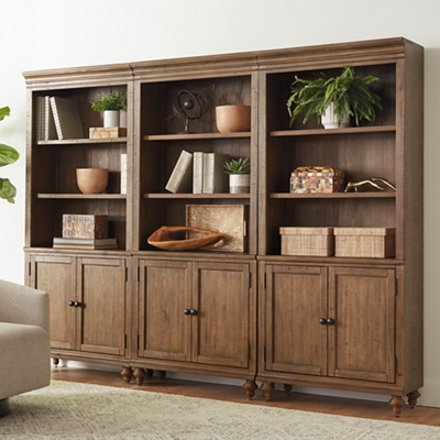 Barrington Lower Door 5 Shelf Bookcase - 75