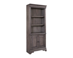 Kensley 5 Shelf Bookcase w/ Doors - 78"H