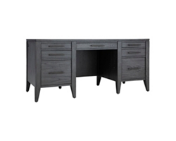 Agenta Double Pedestal Executive Desk - 66"W x 28"D
