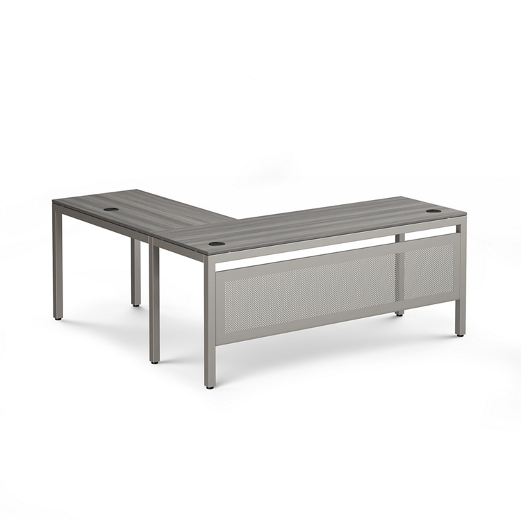 l D レフティ Urban Standing L-Shaped Desk w/ Left Return - 60