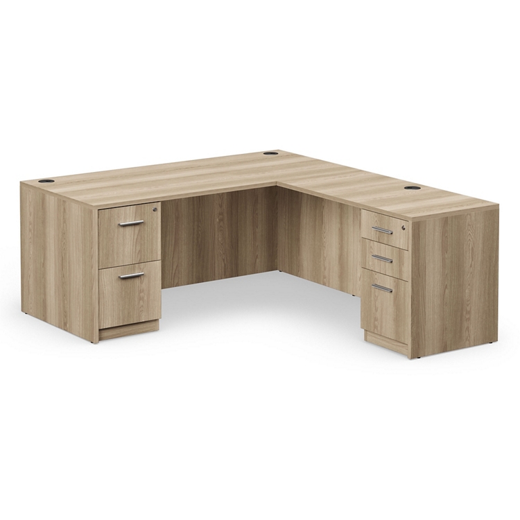 T*o様 DESK D BR-plus size3 At Work Reversible L-Shaped Desk - 66