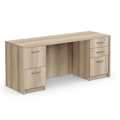 At Work Double Pedestal Credenza