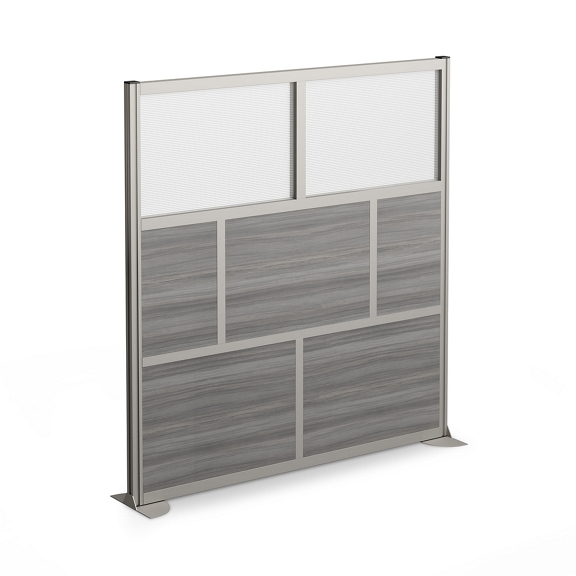 Shop At Work 72W x 76H Mobile Room Divider for Offices - NBF
