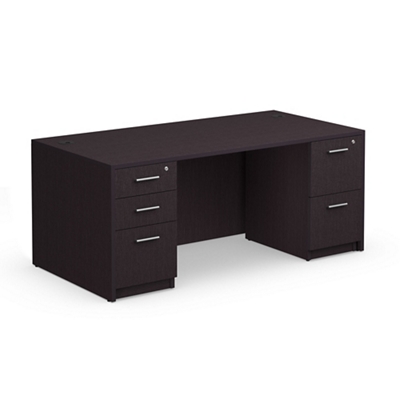 At Work Double Pedestal Desk - 71