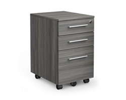 At Work 3 Drawer Mobile File Pedestal - 17"W x 21"D