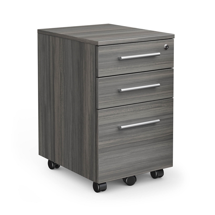 At Work 3 Drawer Mobile File Pedestal - 16