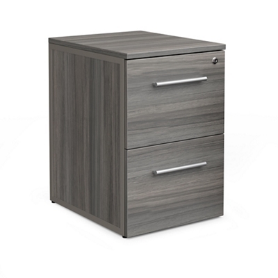 At Work Two Drawer File Pedestal