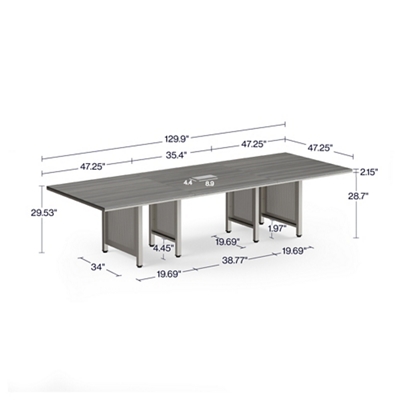 At Work 11' Expandable Conference Table - 130