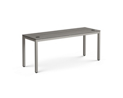 Via U-Shaped Desk with Hutch and Pedestals - 60
