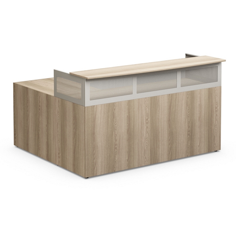 At Work Reversible L-Shaped Reception Desk - 75