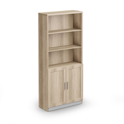 At Work 5-Shelf Bookcase with Doors - 72