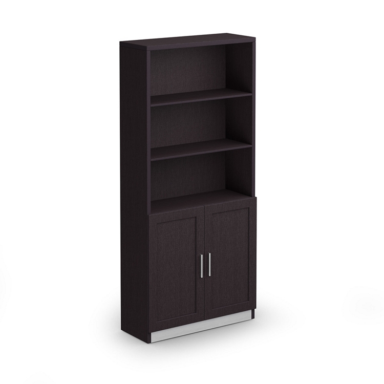 At Work 5-Shelf Bookcase with Doors - 72