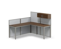 Complete Contemporary L-Desk Office Set - 116